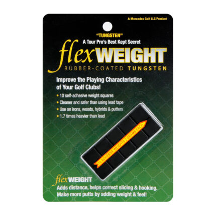 FlexTee Rubber Tungsten Golf Club Weights (10 Pack)
